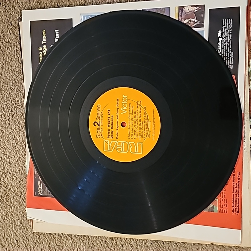 Dolly Parton & Porter Wayne Vinyl Record 1970 - Picture 5 of 6